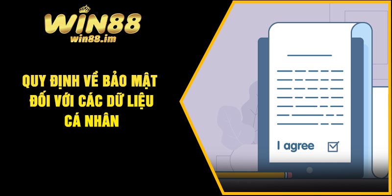 Quy định về bảo mật đối với các dữ liệu cá nhân